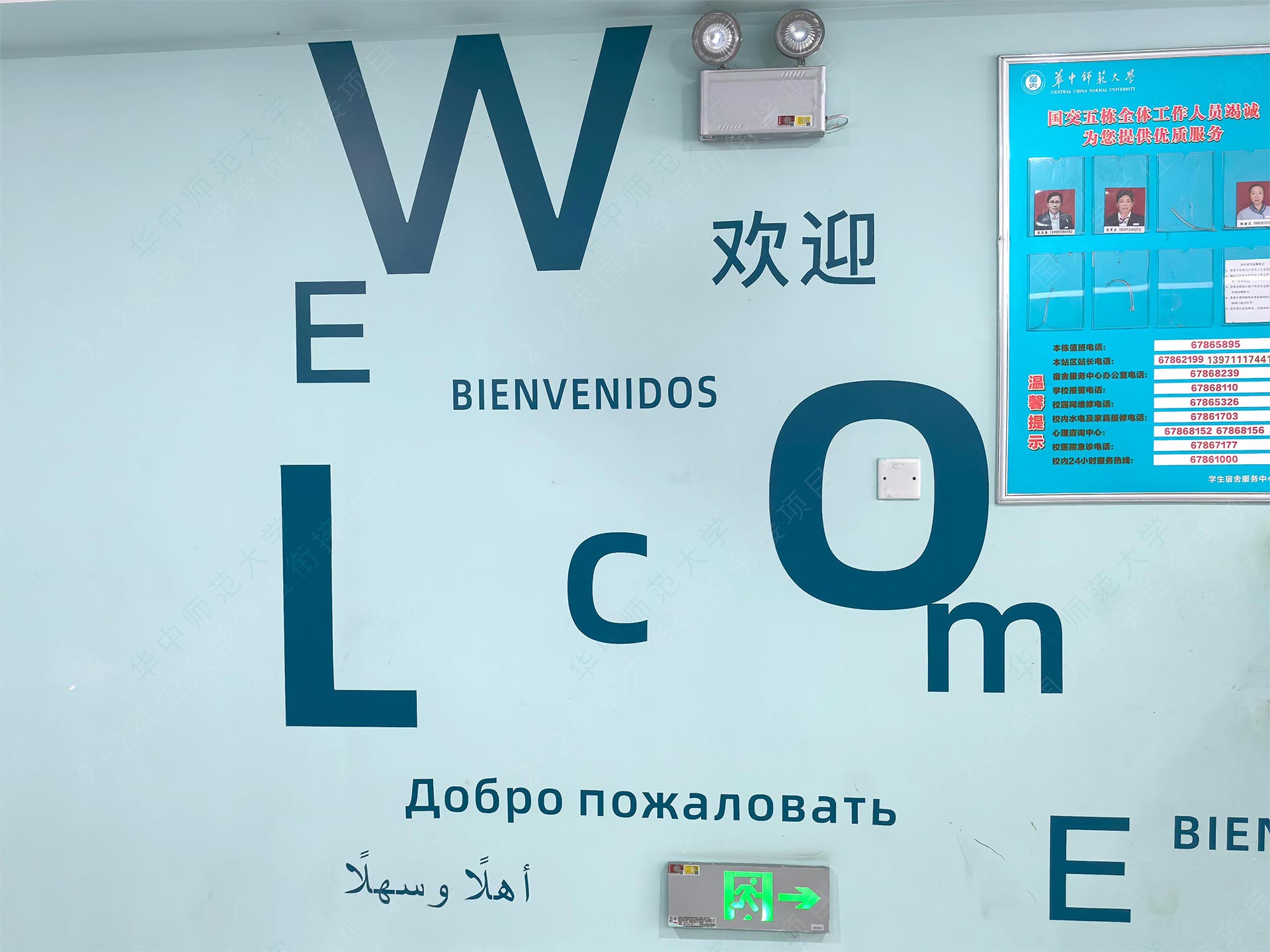 各国语言欢迎墙